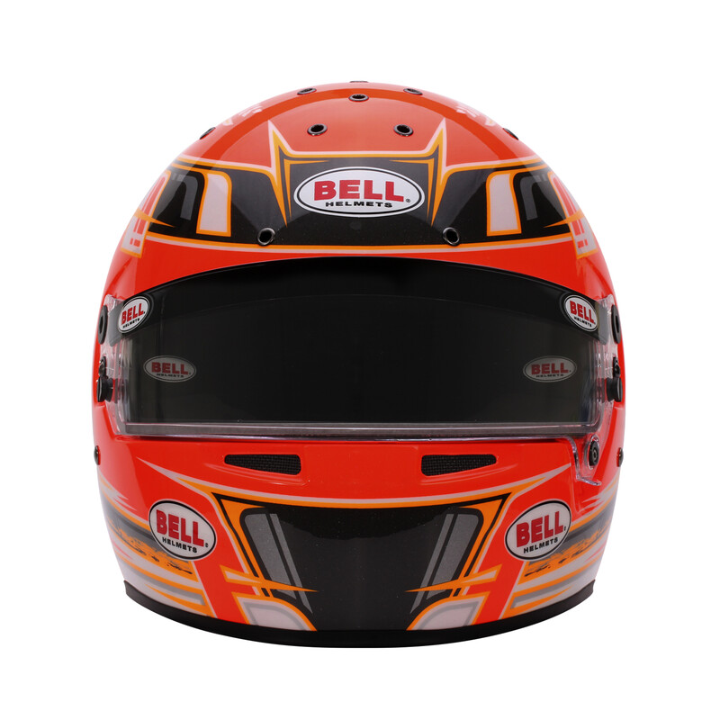 Casque Bell Karting KC7-CMR Anthracite / Orange Champion